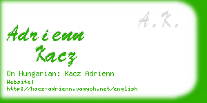 adrienn kacz business card